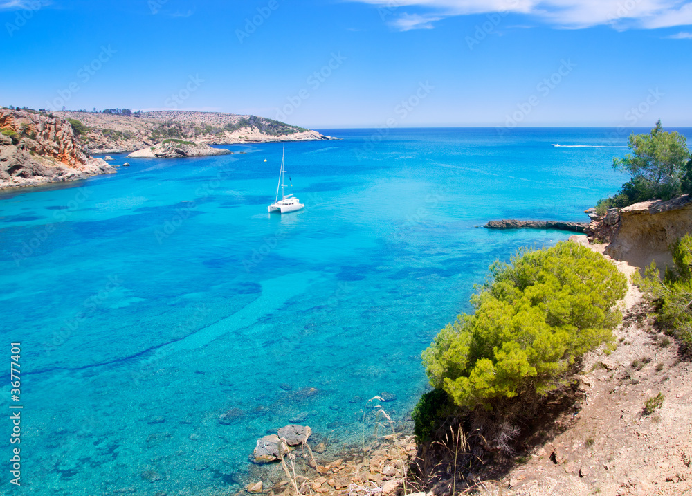 Obraz premium Ibiza Punta de Xarraca turquoise beach