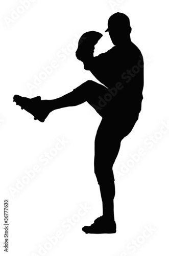 Baseball Pitcher Ready to Throw