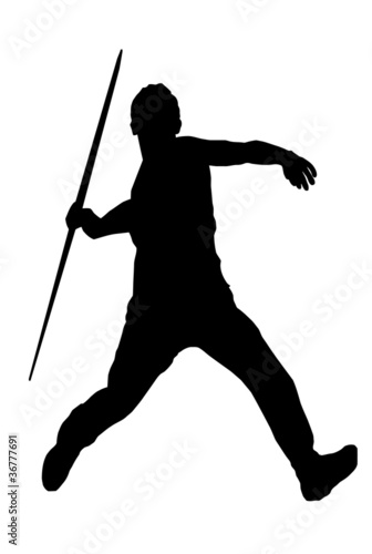 Male Javelin Thrower