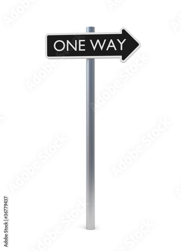 One Way Sign 5