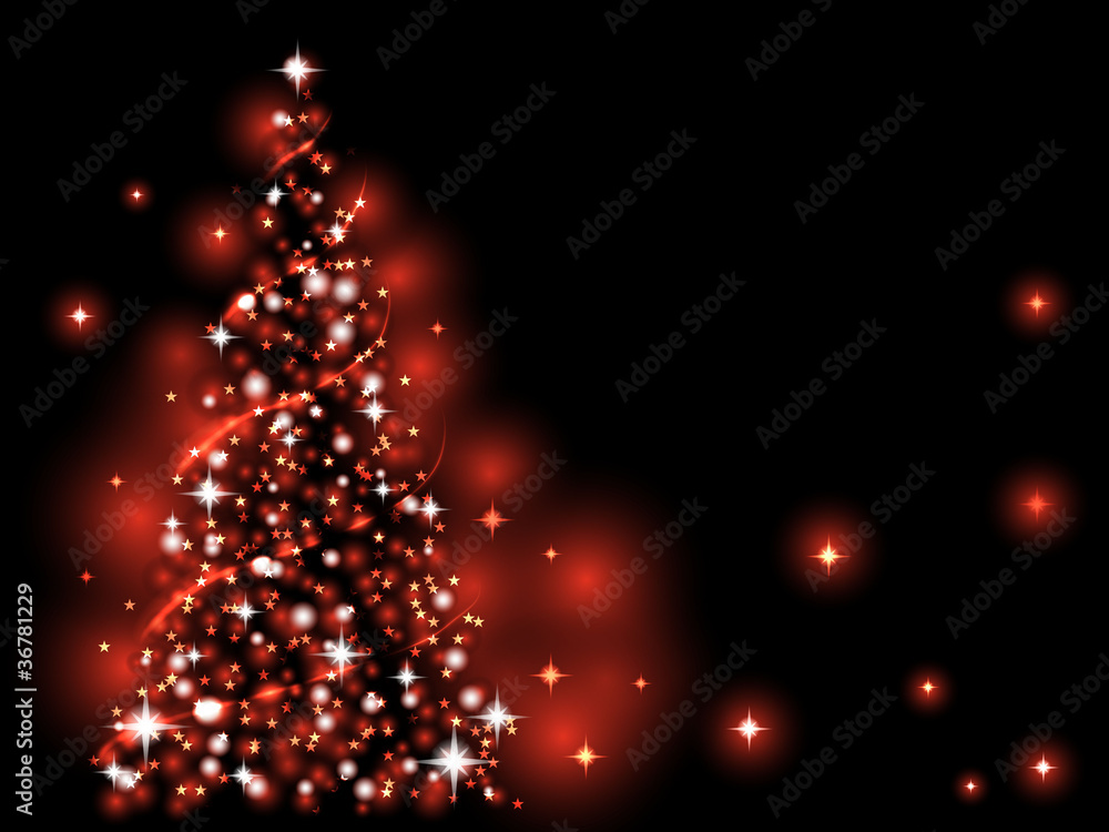 Xmas light - red tree Xmas light - red tree
