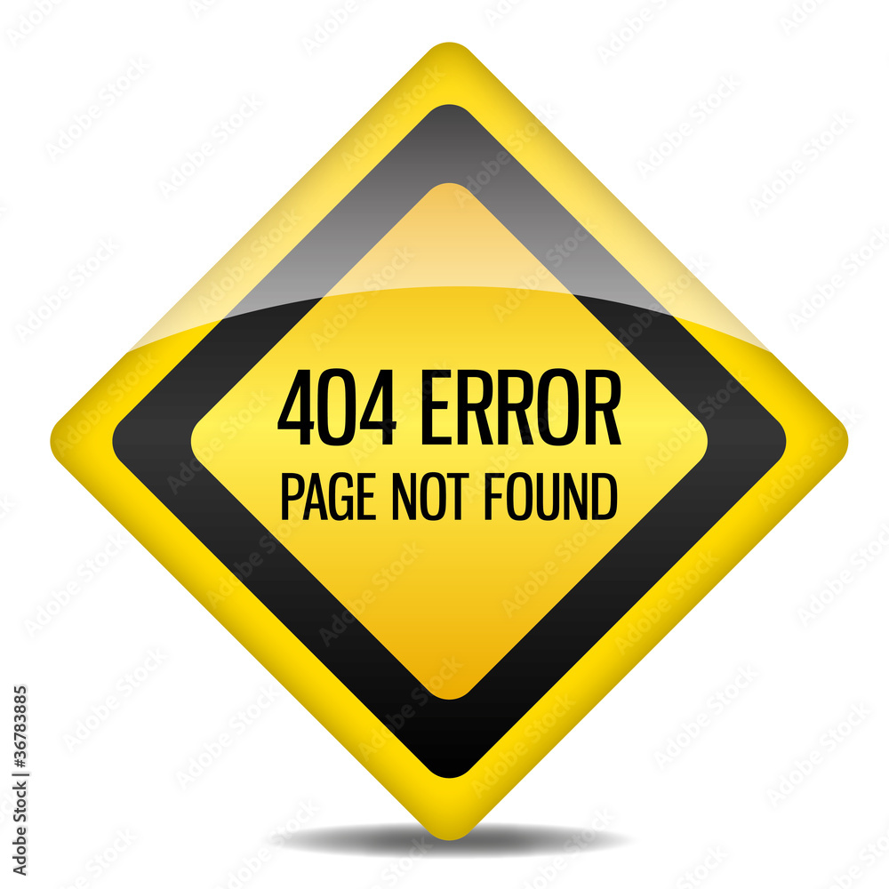 Achtung Warnung Schild 404 Error Page not found Achtung Warnung Schild 404 Error Page not found