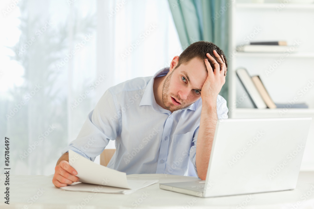 Businessman received an alarming letter Businessman received an alarming letter