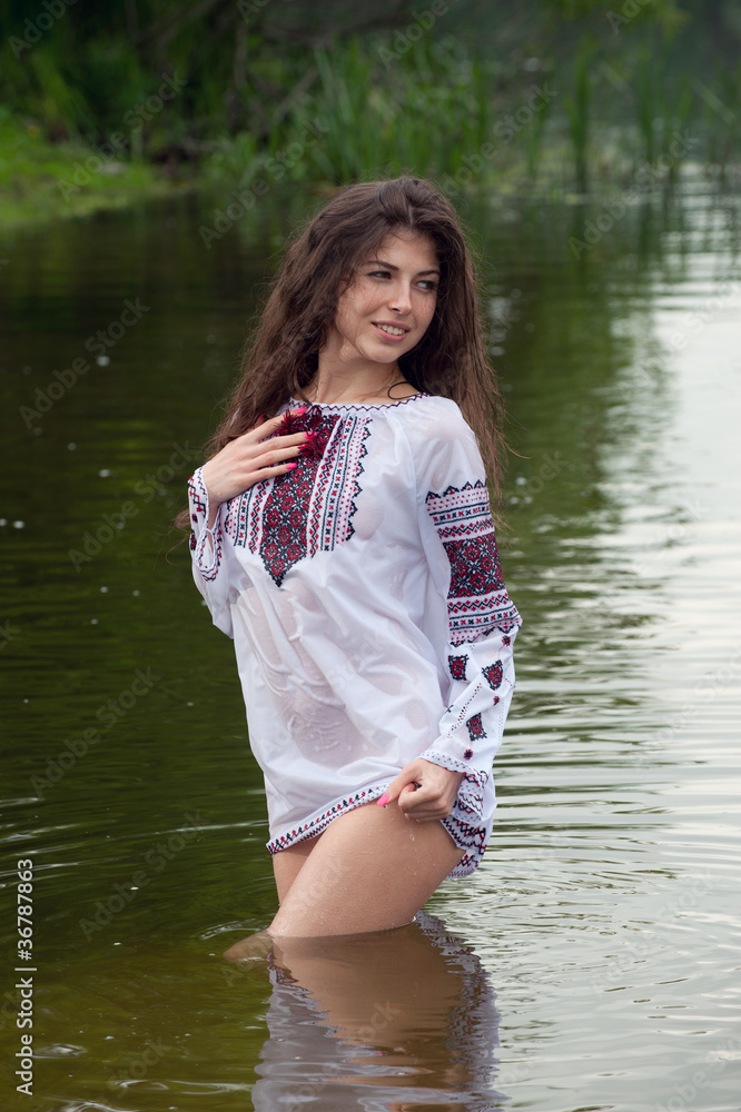 Charming folk mermaid Charming folk mermaid