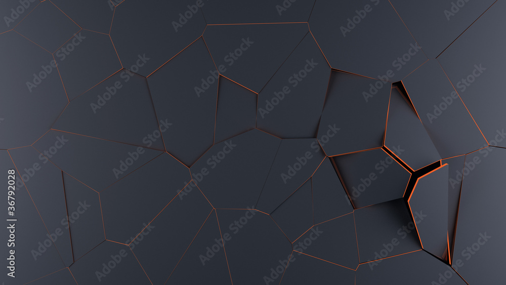 Abstrakter moderner Hintergund Voronoi 3D Abstrakter moderner Hintergund Voronoi 3D