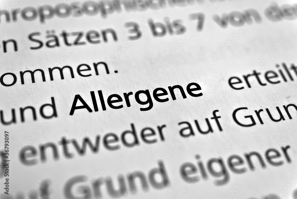 Allergene - Arzneimittelgesetz Text Allergene - Arzneimittelgesetz Text