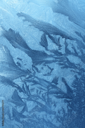 Background - frosty patterns at window