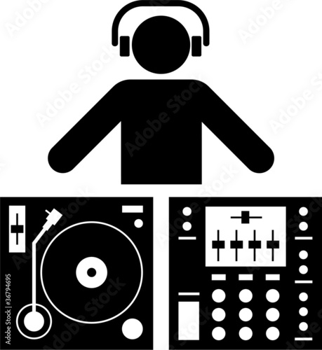 pictograma DJ