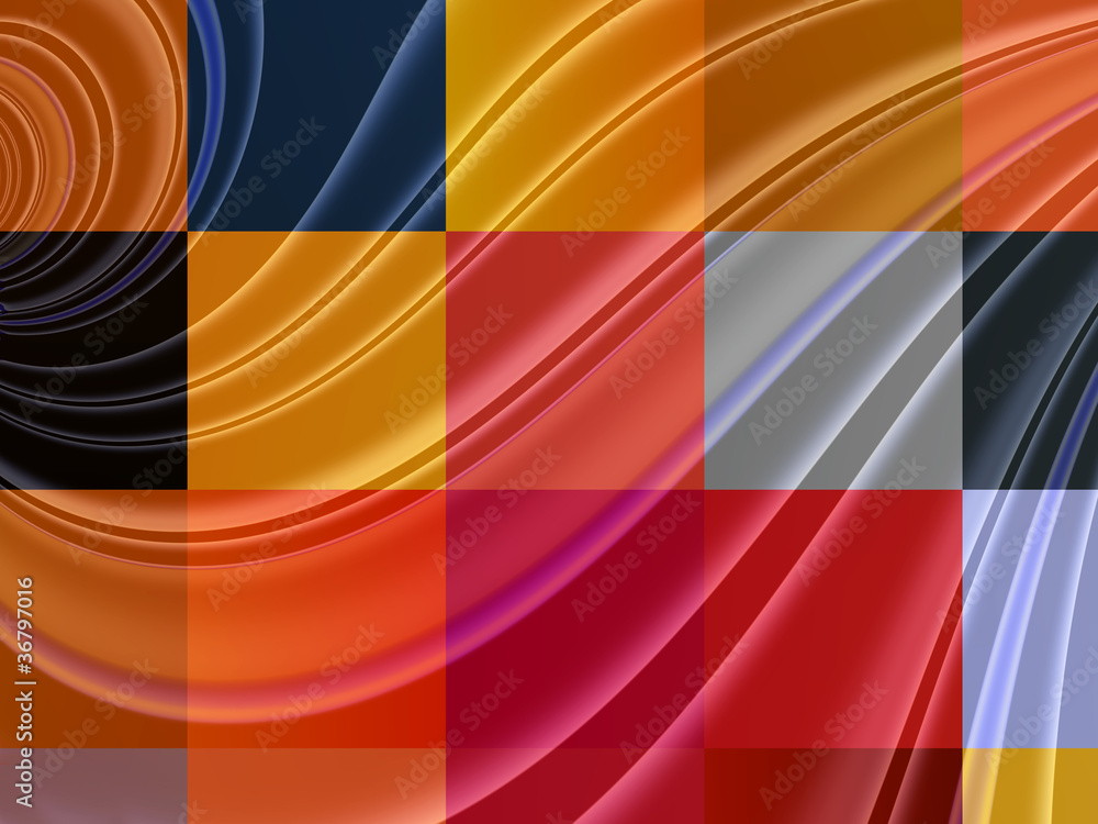 Obraz premium Abstract squares colorful background