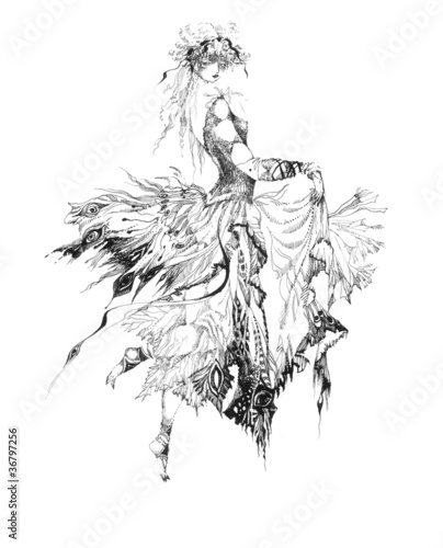Obraz na plátně Allegory of Butterfly