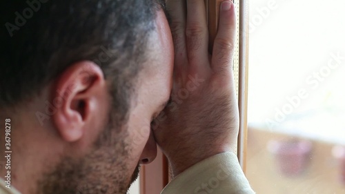 Worried and angry man