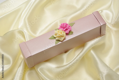 gift box on a velvet background