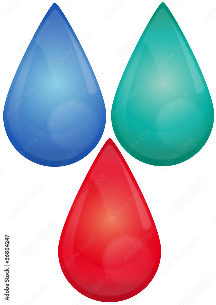 Obraz premium color droplet