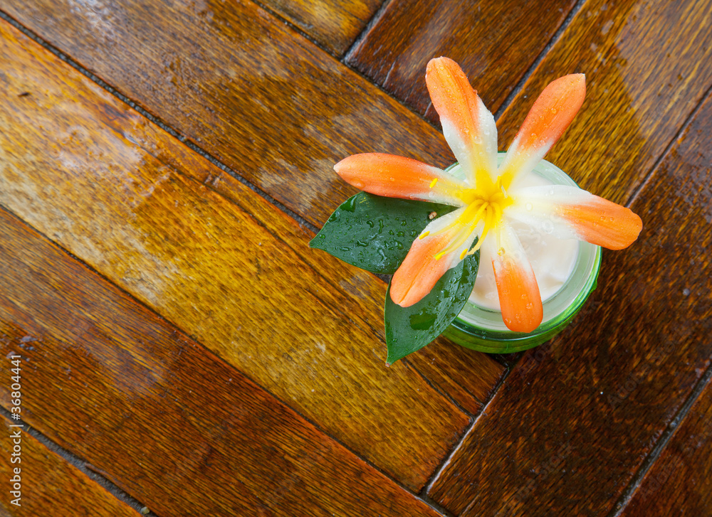 Fototapeta premium Cream for beauty