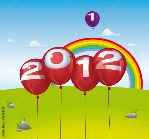Balloon & Rainbow 2012
