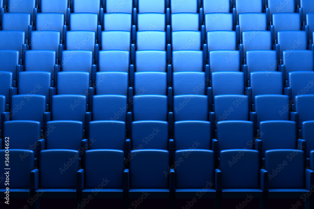 Empty cinema auditorium Empty cinema auditorium