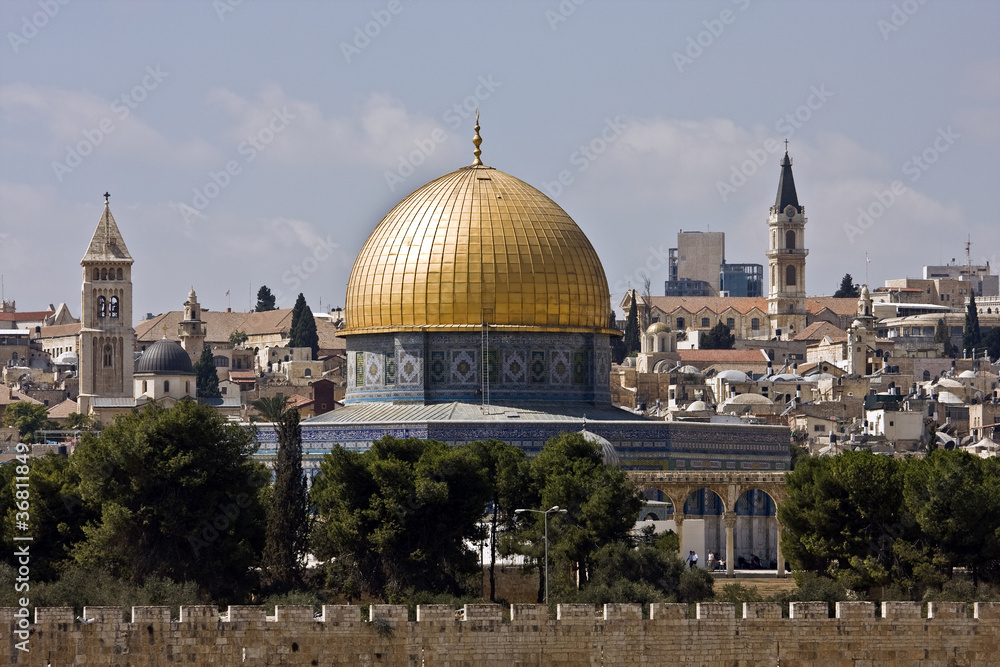 Temple mount in Jerusalem