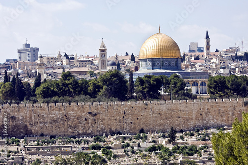 Temple mount in Jerusalem