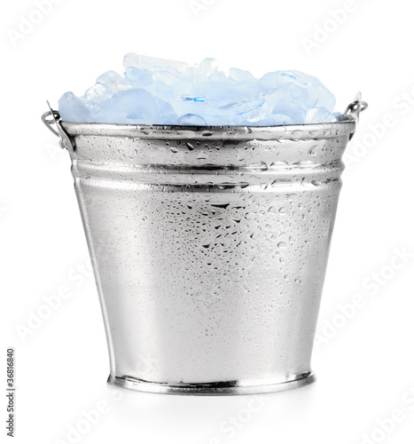 Ice in pail