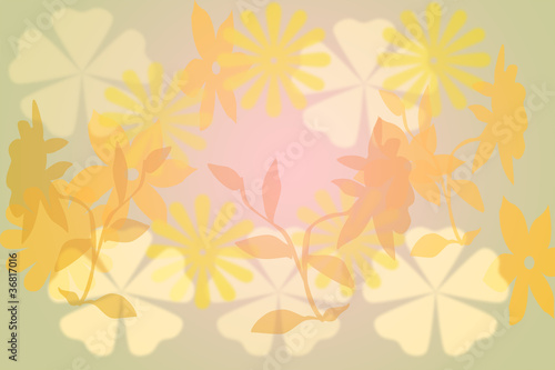 artistic flower background