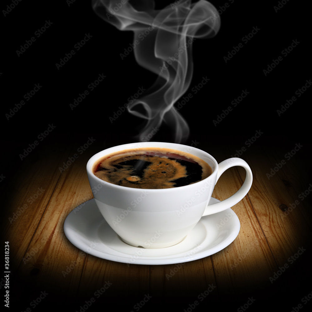 coffee cup on wooden. coffee cup on wooden.