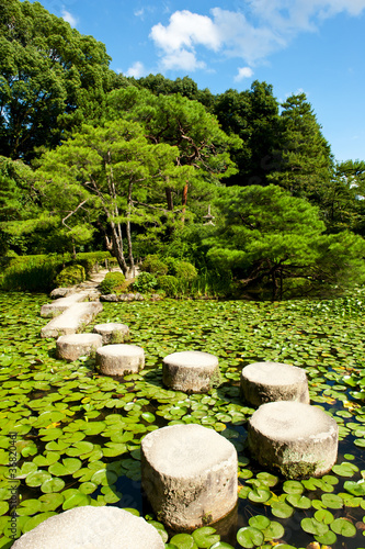 Canvas Print Stone zen path