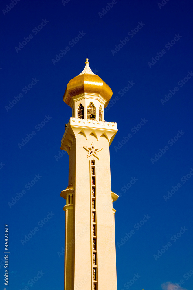 Minareto della moschea del brunei