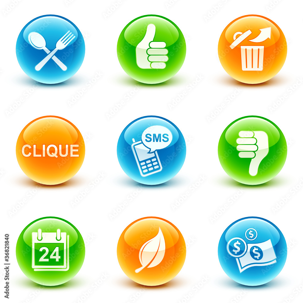 icône bouton internet icône bouton internet