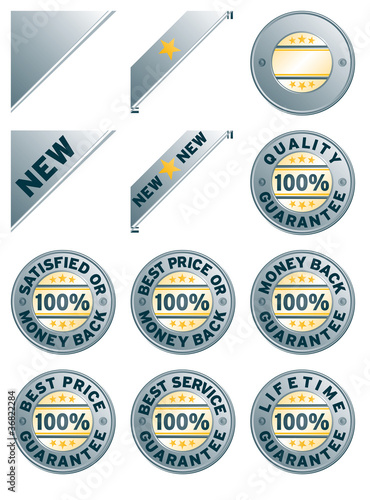 design elements collection english stamps labels