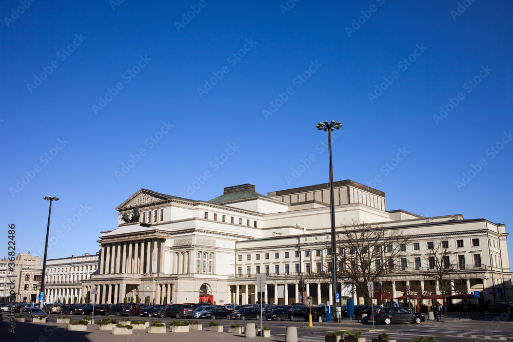 Fototapeta premium Grand Theatre in Warsaw