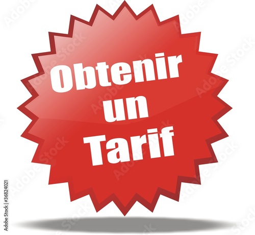 étiquette obtenir un tarif
