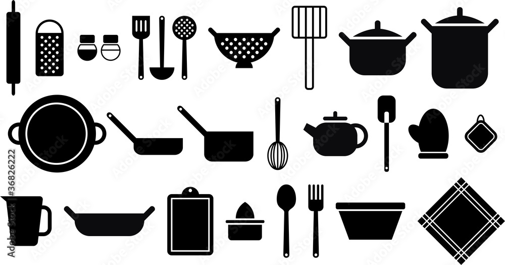 Vectores e ilustraciones de Utensilios cocina para descargar gratis