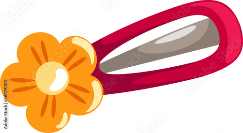 Flower hair clip