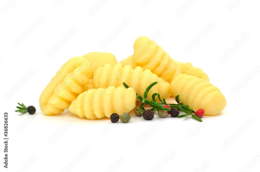 Naklejka premium Gewürze, Gnocchi