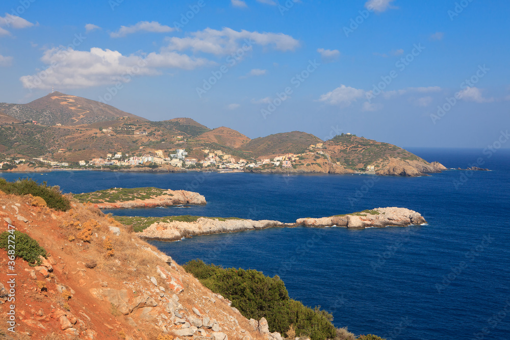 Coast of Crete island