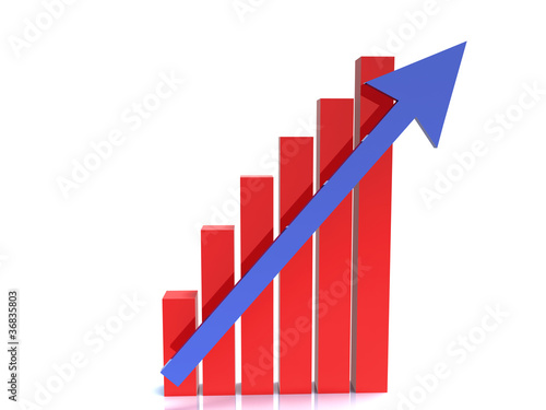 Rising Bar Graph With Arrow Free Download Rising Bar Graph With Arrow - GFXLoad
