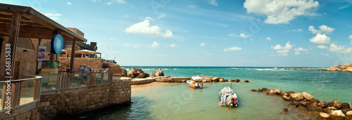 Caesarea, Israel . photo