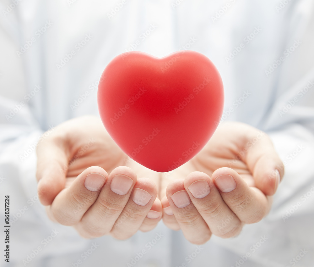 Health insurance or love concept Health insurance or love concept