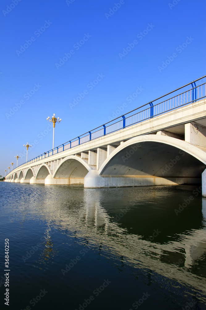 bridge across a river