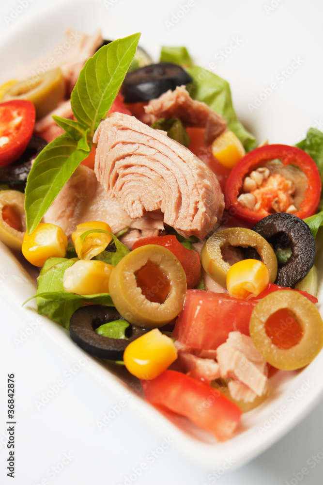 Tuna and vegetable salad Tuna and vegetable salad