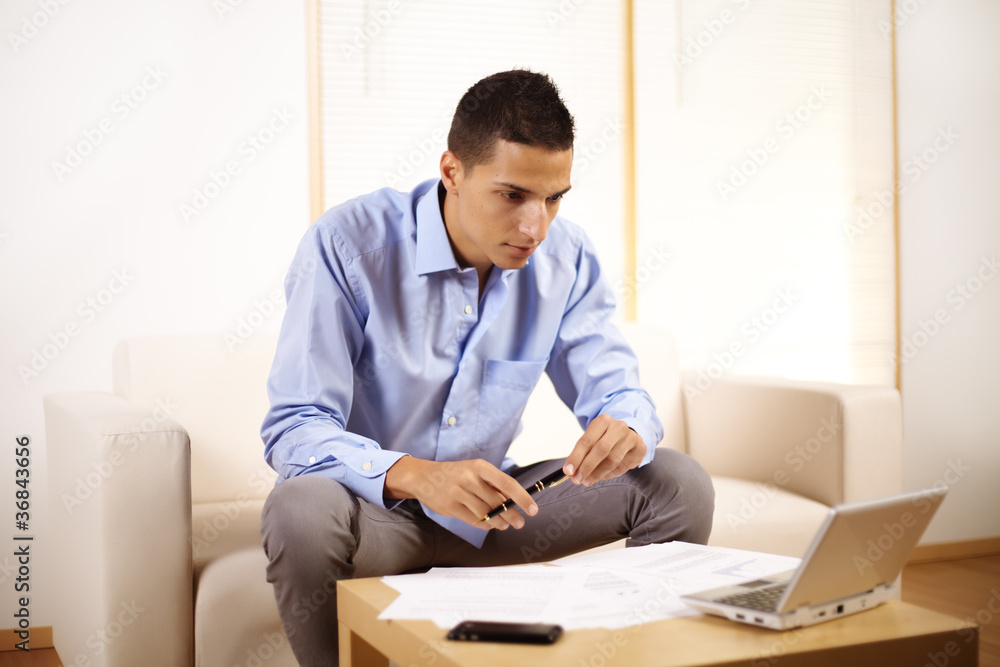 businessman working with laptop businessman working with laptop