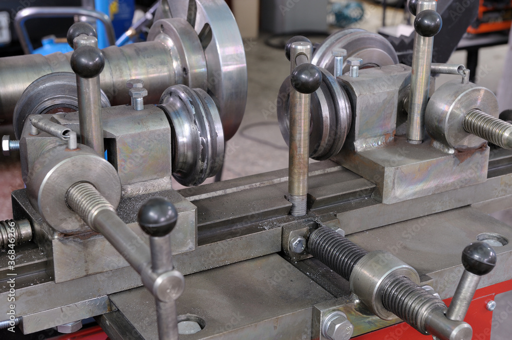 The machine tool for repair of automobile wheels The machine tool for repair of automobile wheels