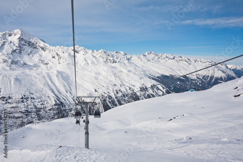 Ski resort  Hohrgurgl. Austria © Nikolai Korzhov