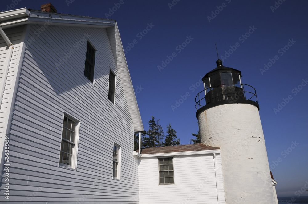 Bass Harbor Head Lighthouse, Acadia-Nationalpark, Maine, USA