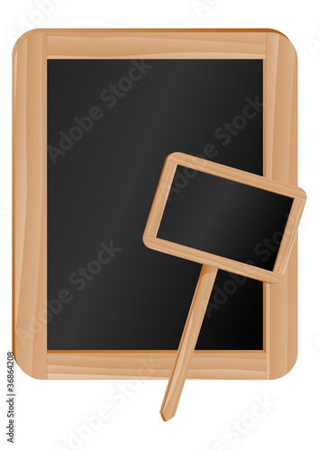 ardoise en bois