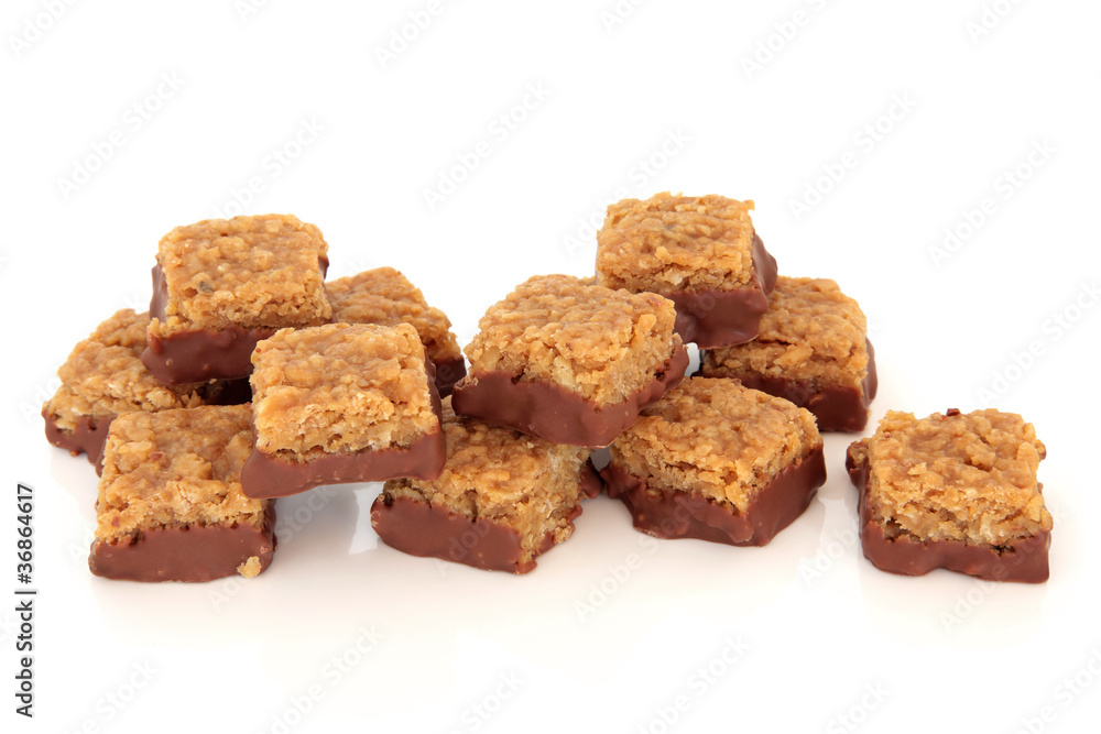 Chocolate and Flapjack Cakes Chocolate and Flapjack Cakes