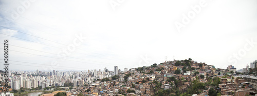 Slum of Brazil. Favela.