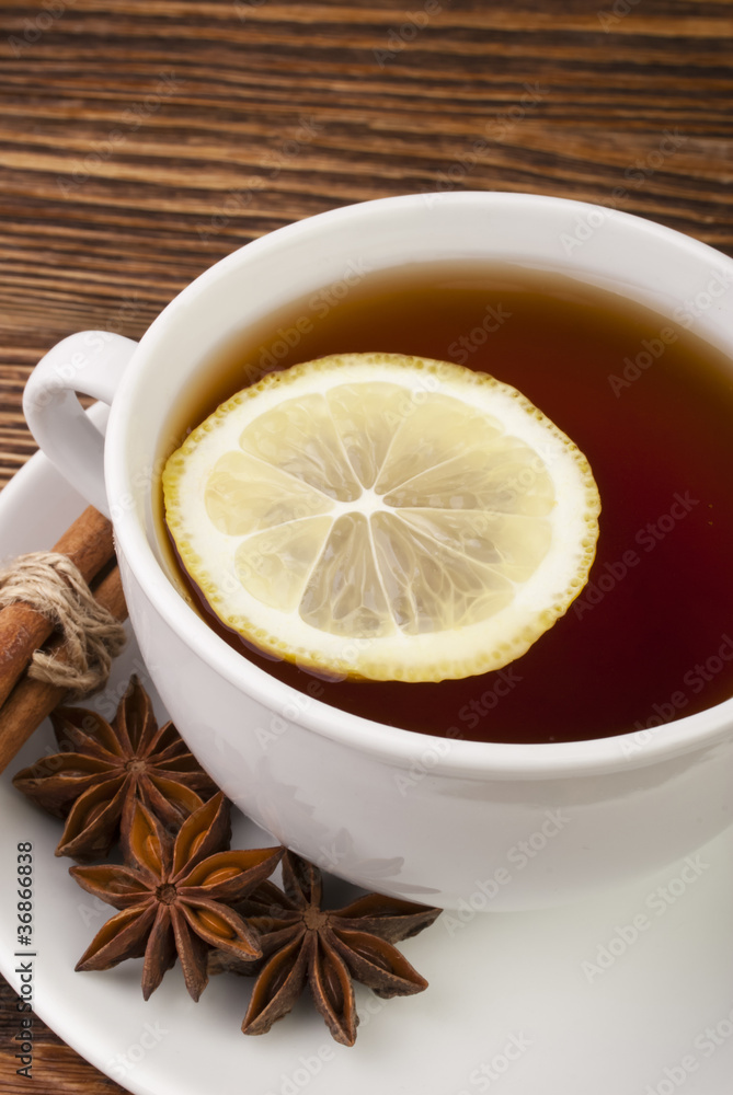 Cup of tea with lemon Cup of tea with lemon