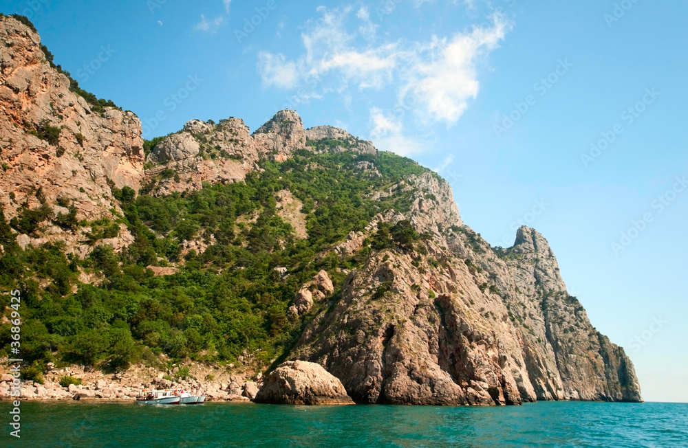 the coast of Crimea, Ukraine