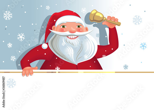 Santa Claus with copyspace